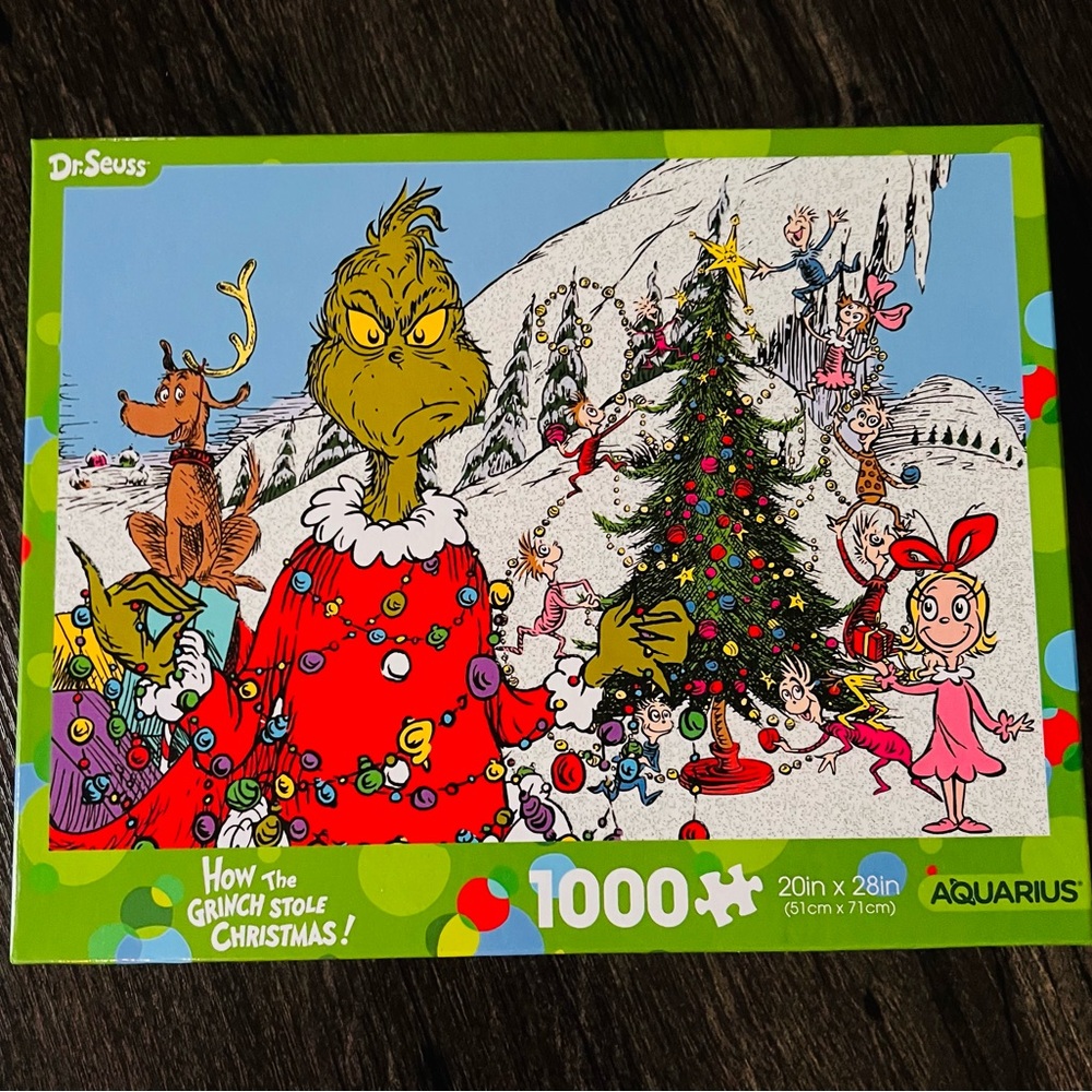 Dr. Seuss How the Grinch Stole Christmas Puzzle